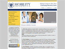 Tablet Screenshot of mobilityuniversity.com